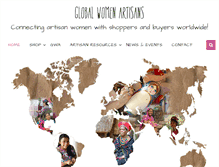 Tablet Screenshot of globalwomenartisans.com